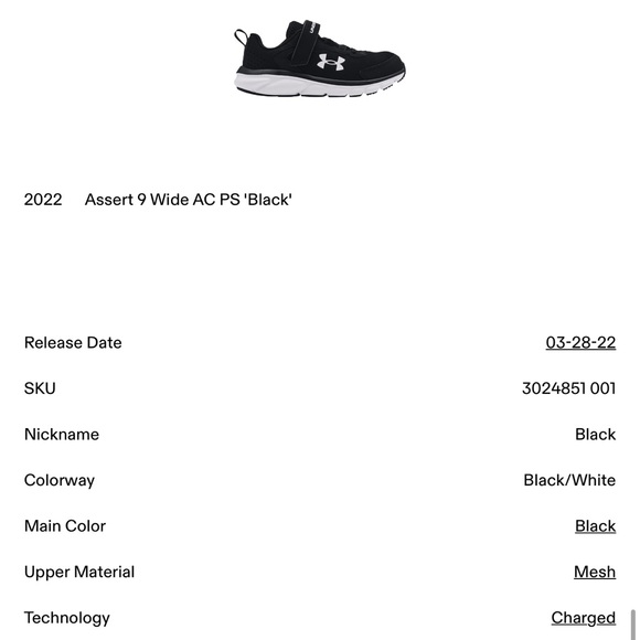 Under Armour BPS Assert 9 Wide AC 2E - Picture 2 of 6